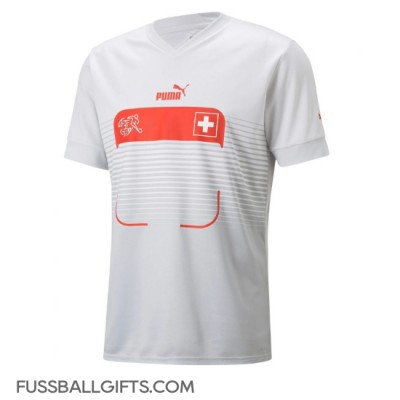 Schweiz Breel Embolo #7 Fußballbekleidung Auswärtstrikot WM 2022 Kurzarm